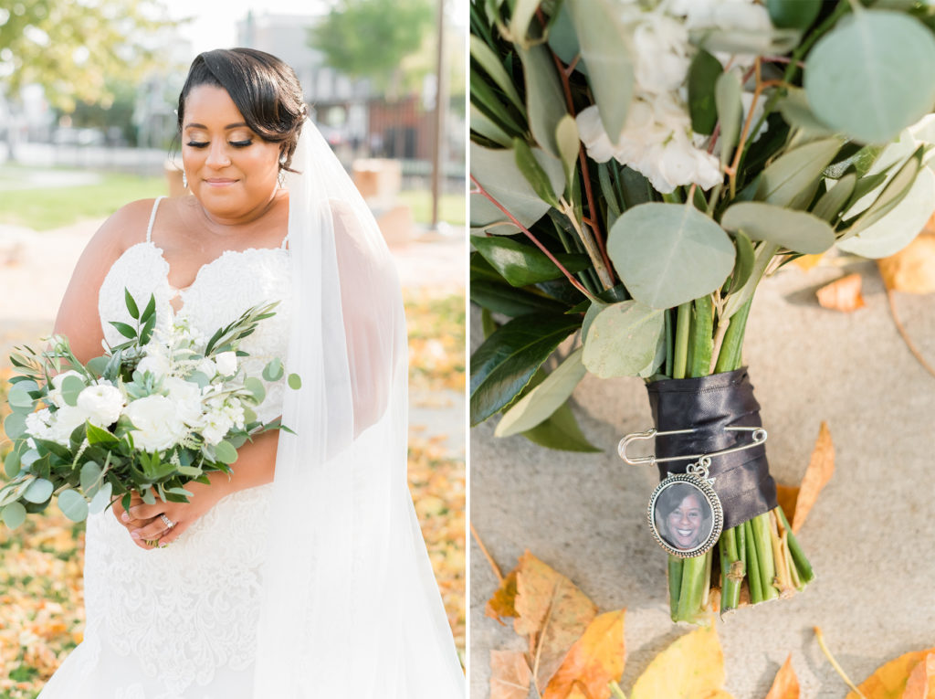 navy and green fall wedding at the stanley in lee's summit missouri wedding photographer