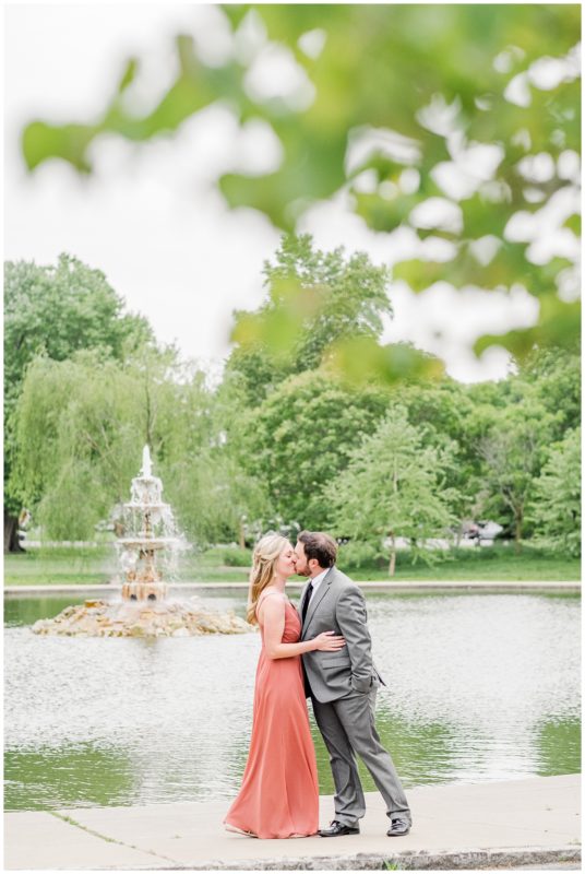 Tower Grove Park engagement in St. Louis, Missouri wedding photographer Bailey Pianalto Photography