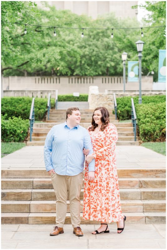 Nelson-Atkins Museum engagement session by Bailey Pianalto Photography Kansas City engagement photographer