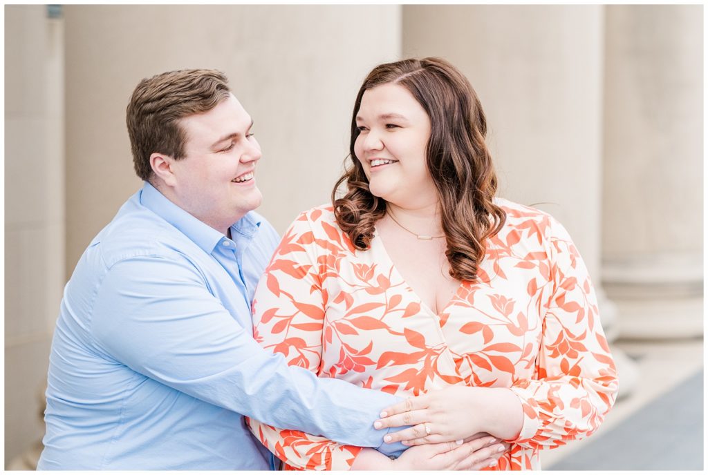 Nelson-Atkins Museum engagement session by Bailey Pianalto Photography Kansas City engagement photographer