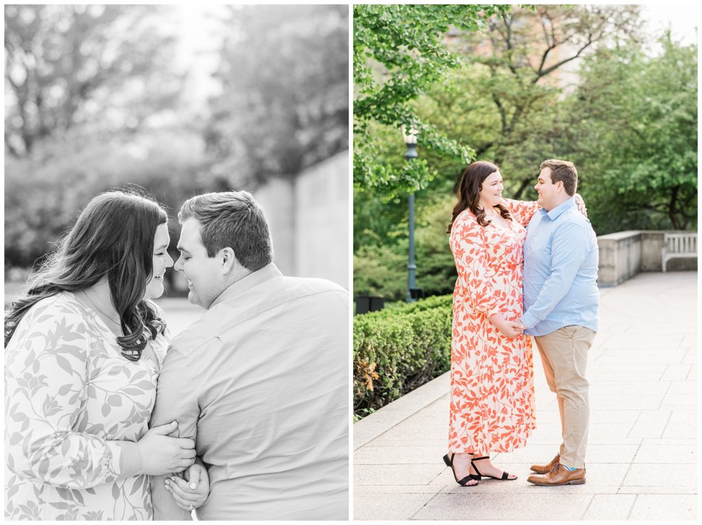 Nelson-Atkins Museum engagement session by Bailey Pianalto Photography Kansas City engagement photographer