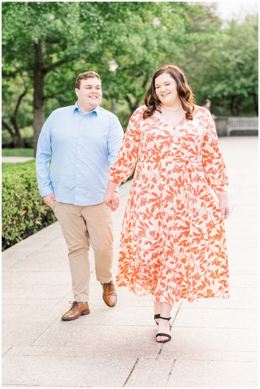 Nelson-Atkins Museum engagement session by Bailey Pianalto Photography Kansas City engagement photographer