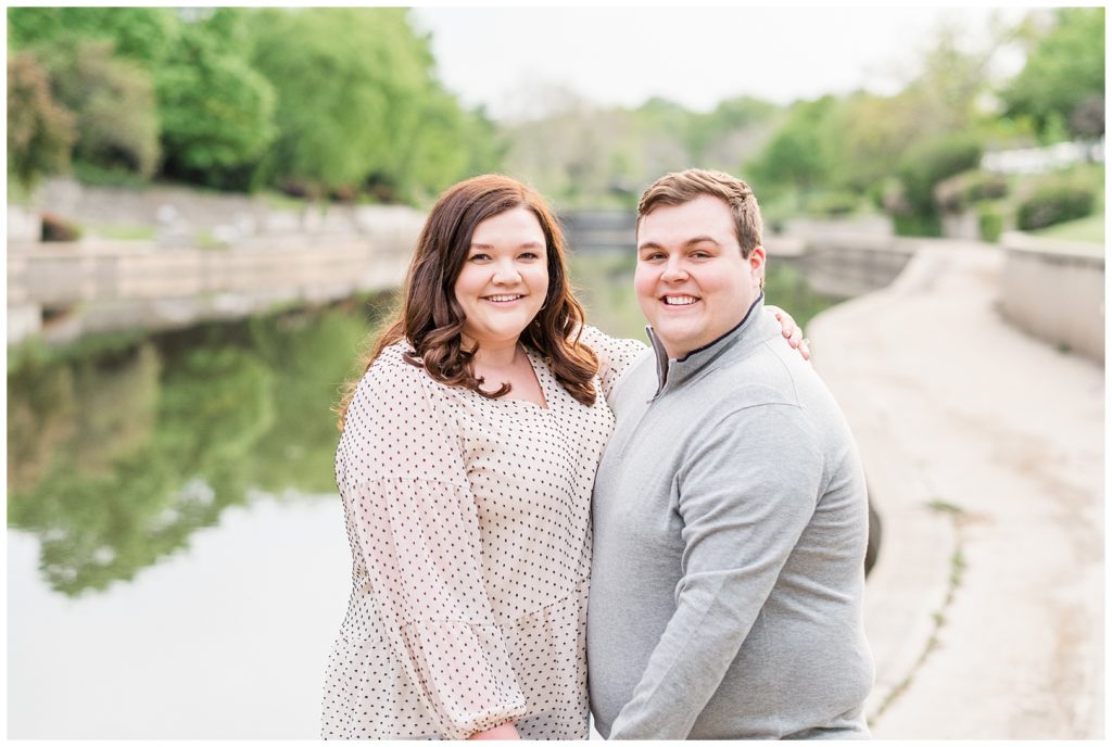 Country Club Plaza Kansas City engagement session by Bailey Pianalto Photography Kansas City engagement photographer