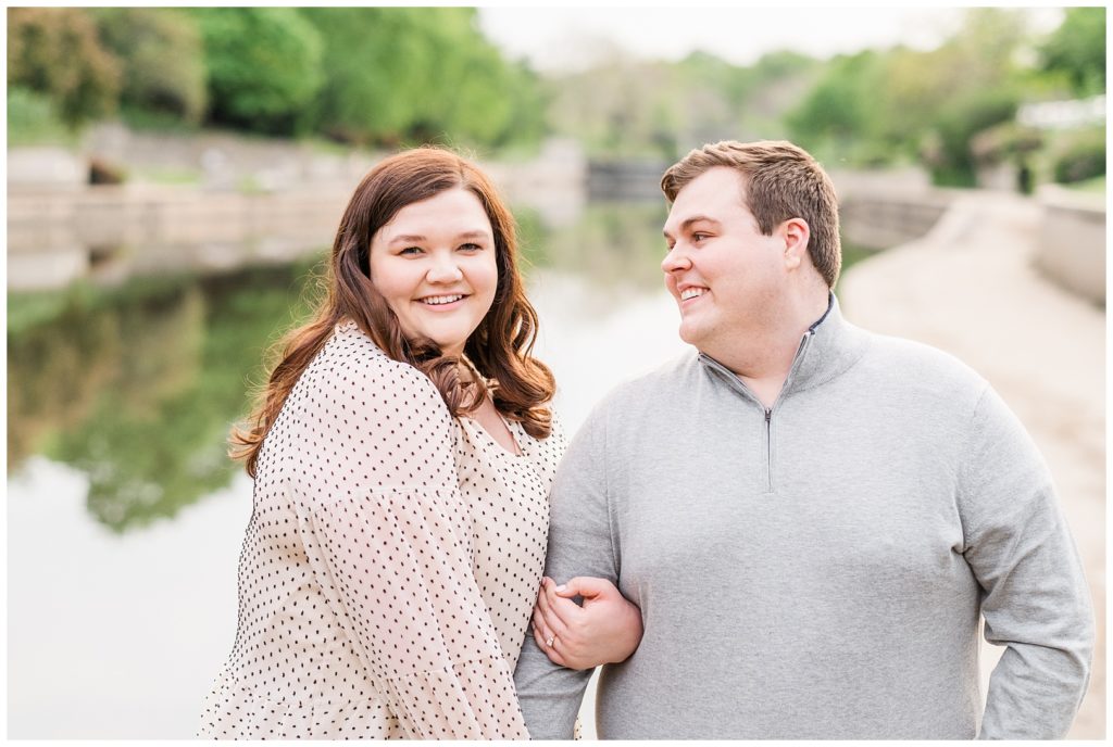 Country Club Plaza Kansas City engagement session by Bailey Pianalto Photography Kansas City engagement photographer