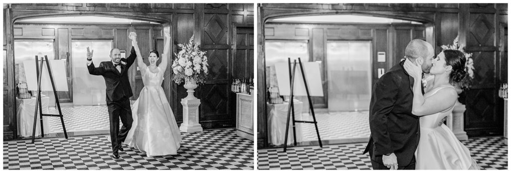 elegant black & white summer wedding at the Hotel Kansas City 