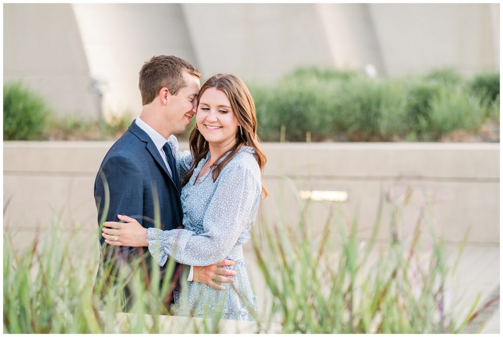 kauffman center summer engagement session Bailey Pianalto Photography