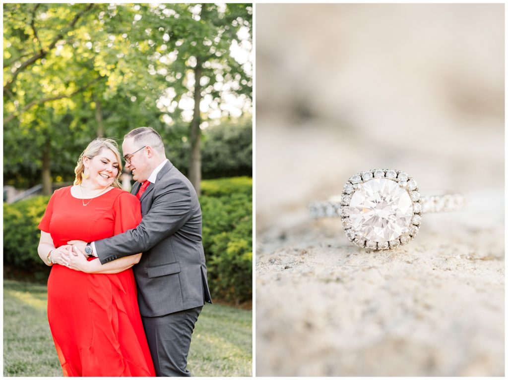 Nelson-Atkins Museum Kansas City engagement session inspiration