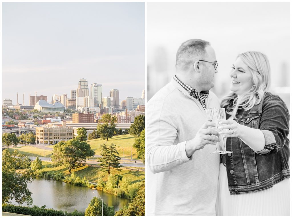 Scout statue Kansas City engagement session inspiration