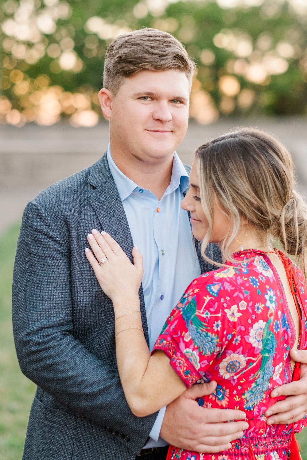 loose Park fall engagement session ideas