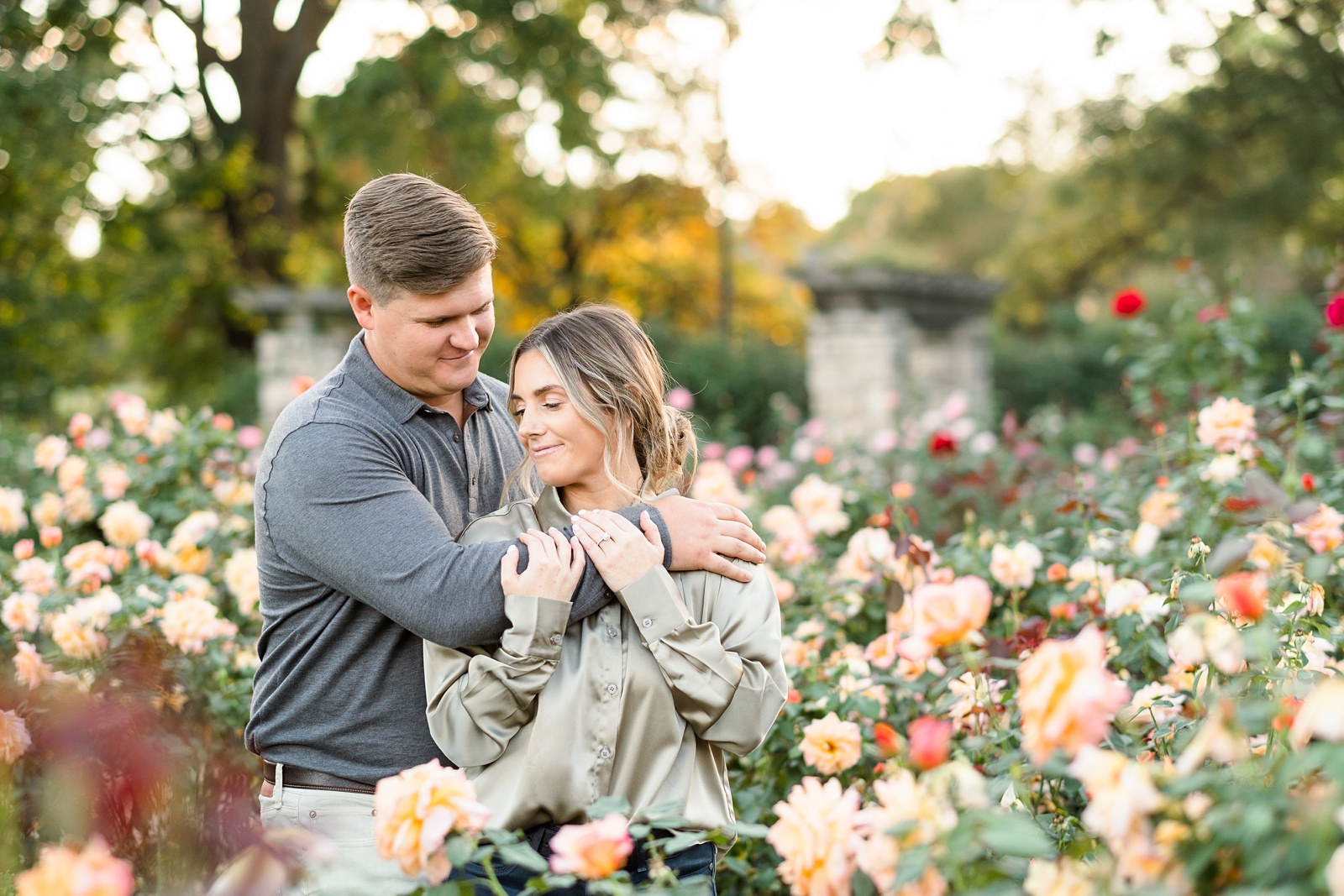 loose Park fall engagement session ideas