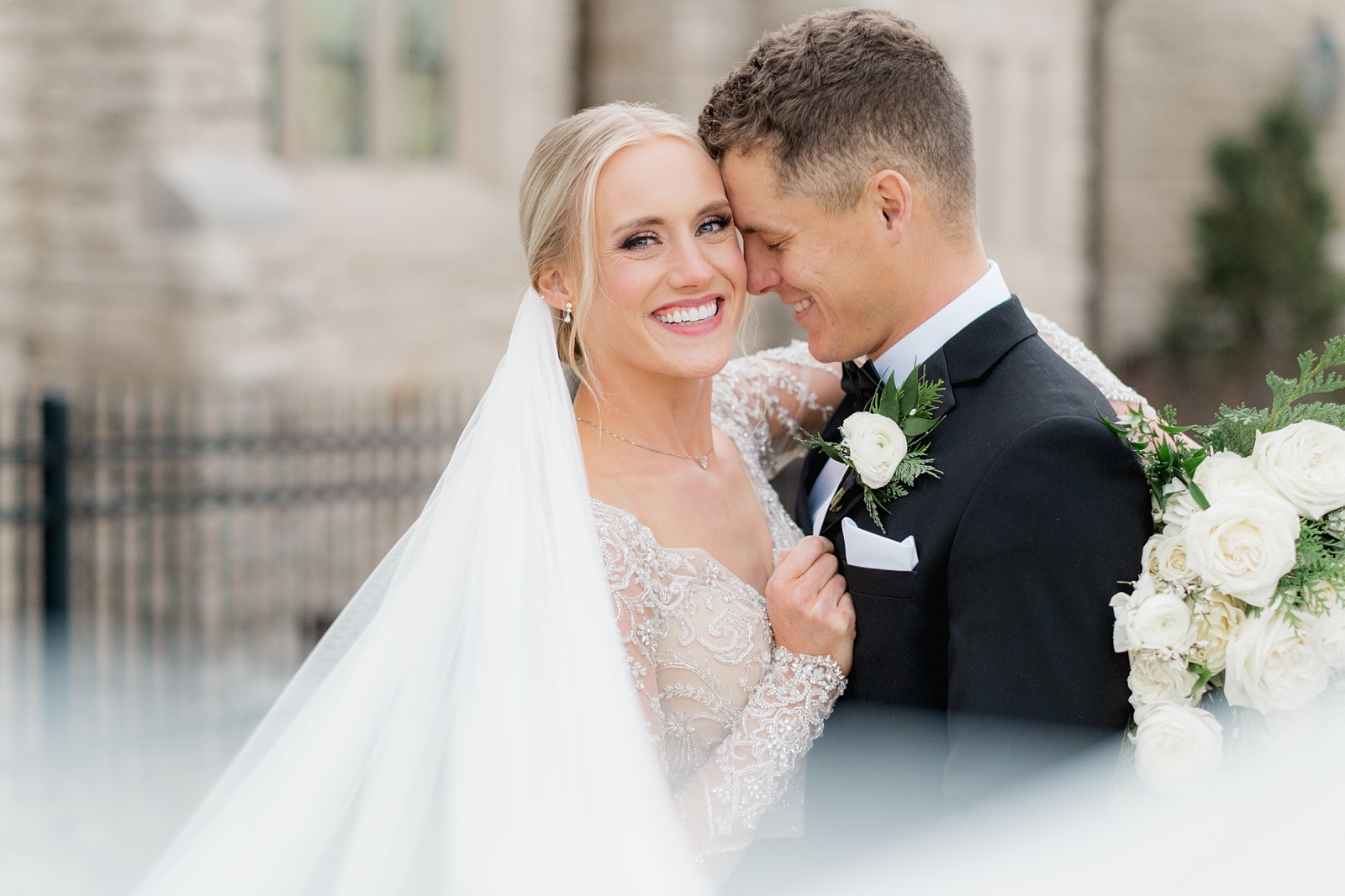 elegant New Year's Eve wedding at St. Agnes Catholic Church and The Madrid Theatre in Kansas City
