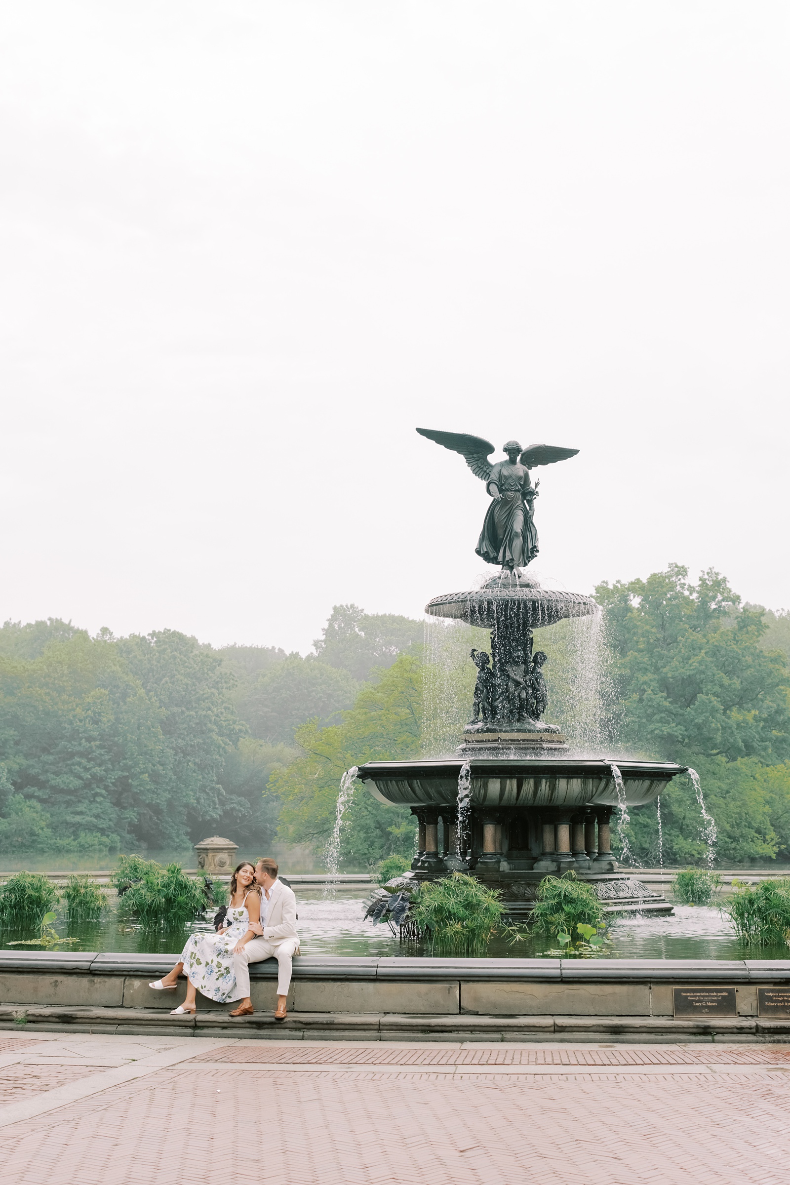 playful sunrise engagement session inspiration in Central Park in New York City