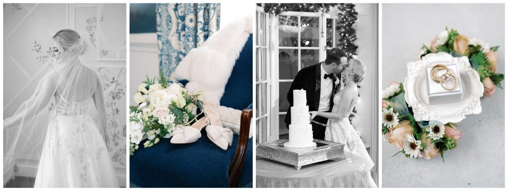 wintry fun New Year's Eve wedding at Kansas City Country Club